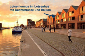 Lotsenlounge mit Meerblick, Balkon & Parkplatz - ABC238 in Wismar